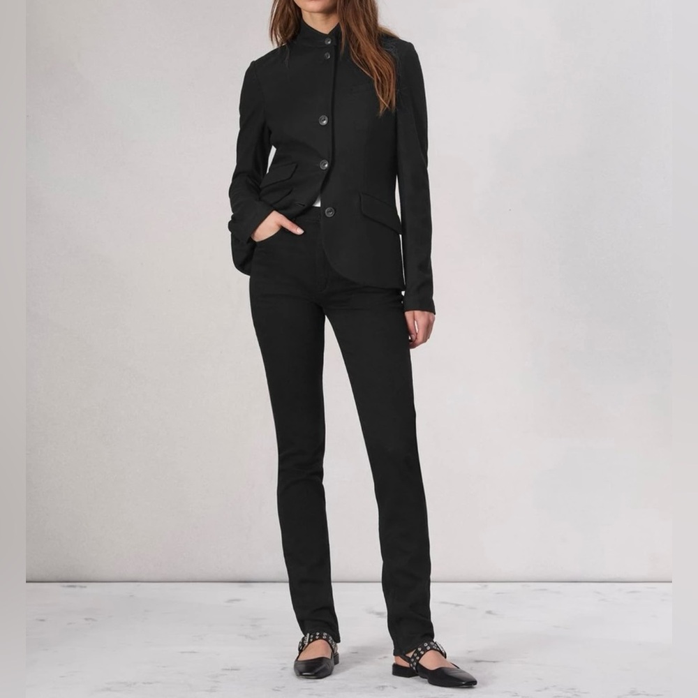 Rag & Bone-Black button fly Fit 1 Extra slim jeans in Excellent Condition.31